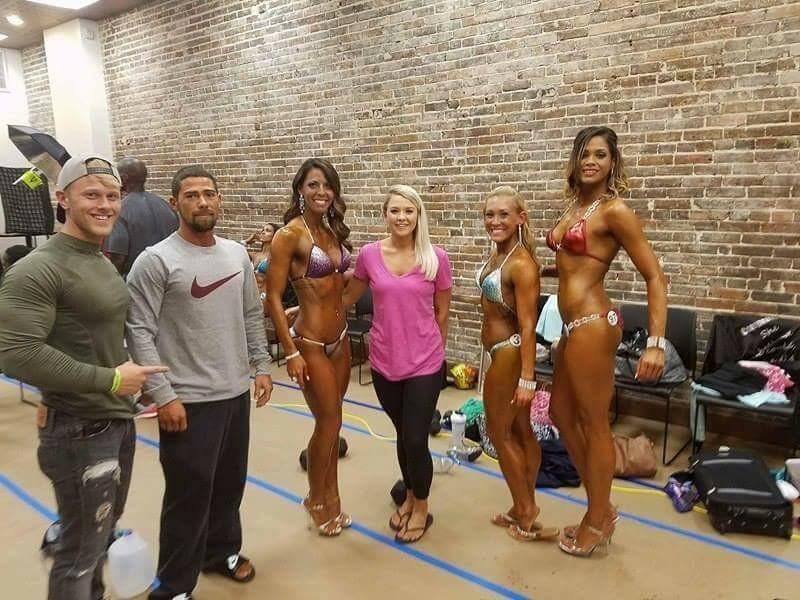 Competition day backstage