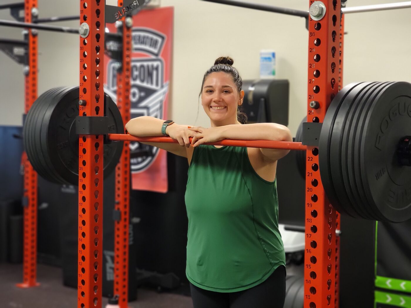 Training at the squat rack